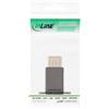 InLine Adattatore USB 2.0 Micro B femmina / A femmina