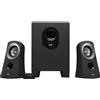Logitech 980-000413 set di altoparlanti 25 W PC Nero 2.1 canali 5 W