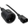 InLine Cavo adattatore di rete , da IEC C14 alla presa UPS, 30pz., 1m