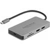 DeLOCK Docking station USB Type-C 4K - Dual HDMI MST / USB 3.2 / SD / LAN / PD 3.0