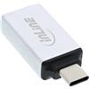 InLine Adattatore USB 3.2 (Gen.2) C maschio / A femmina, USB Power Delivery 3A