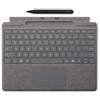 Microsoft Surface Pro Keyboard with Slim Pen QWERTZ Tedesco Microsoft Cover port Platino