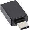 InLine Adattatore USB 3.2 Gen.2 C maschio / A femmina, USB Power Delivery 3A