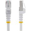 StarTech.com Cavo Ethernet CAT 6a - 5m - Bianco - Cavo di rete LAN Low Smoke Zero Halogen (LSZH) - 10GbE 500MHz 100W PoE++ -