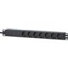 Intellinet 715140 unità di distribuzione dell'energia (PDU) 7 presa(e) AC 1U Nero