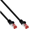 InLine Cavo patch Lan, S/FTP (PiMf), Cat.6, 250 MHz, PVC, CU, nero, 20m