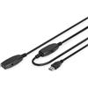 Digitus Cavo di prolunga USB 3.0 attivo, 15 m