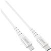 InLine USB-C Cavo Lightning, per iPad, iPhone, iPod, iPod, silver/alluminio, 2m
