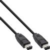 InLine Cavo FireWire IEEE1394, 6pin maschio a 6pin maschio, 400Mbit/s, 1,8m