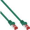 InLine Cavo patch Lan, S/FTP (PiMf), Cat.6, 250Mhz, PVC, CCA, verde, 5m