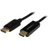 StarTech.com Cavo DisplayPort a HDMI Passivo 4K 30Hz - 2 m - Cavo Adattatore DisplayPort a HDMI - Convertitore DP 1.2 a HDMI -
