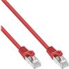InLine Cavo patch Lan, SF/UTP, Cat.5e, rosso, 20m