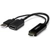 StarTech.com Adattatore / Convertitore HDMI a DP alimentato via USB - Ultra HD 4K