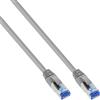 InLine Cavo patch Lan, S/FTP(PiMf), Cat.6a, 500MHz, CU, halogenf., grigio, 25m