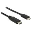DeLOCK 83602 cavo USB USB 2.0 1 m USB C Micro-USB B Nero