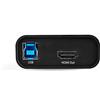StarTech.com Scheda acquiszione video da HDMI a USB C 1080p 60fps - UVC - Acquisizione esterna USB 3.0 Type-C Capture/Live