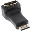 InLine Adattatore HDMI Typ A Femmina a Mini HDMI Tipo C Maschio, angolato 90°