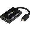 StarTech.com Adattatore video USB-C a HDMI con Power Delivery - 60 Watt - Nero