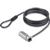 StarTech.com Cavo di sicurezza antifurto per laptop/notebook compatibile con K-Slot, cavo in acciaio resistente ai tagli,