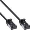 InLine Cavo patch sottile, U/FTP, Cat.8.1, TPE senza alogeni, nero 1,5m