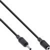 InLine Cavo di prolunga DC, maschio/femmina 4,0x1,7mm, AWG24, nero, 1m
