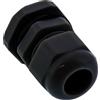 InLine Passacavo IP68 con controdado PG 7, Nylon, 3,5-6mm, nero, 10pz