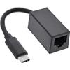 InLine Cavo adattatore di rete USB 3.2, rete Gigabit, USB-C