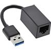 InLine Cavo adattatore di rete USB 3.2, rete Gigabit, USB-A