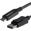 StarTech.com Cavo adattatore da USB C a DisplayPort 1.4 da 1.8m - Convertiore video USB tipo C a DP 1.4 Alt Mode - 4K/5K/8K
