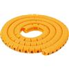 InLine Anelli marcafili gialli, diametro 3,6-7,4mm, da 0 a 9, 1000pz .