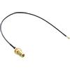 InLine Adattatore antenna WLAN su cavo, R-SMA F a U.FL M, 0,2m (per Fritz-Box )