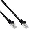 InLine Cavo patch Lan, SF/UTP, Cat.5e, nero, 0,3m
