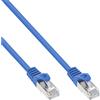 InLine Cavo patch Lan, SF/UTP, Cat.5e, blu, 0,30m