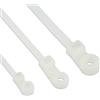 InLine Fascette stringic. con occhiello di fissaggio, 200x4,8mm, neutra, 100pz