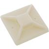 InLine Basette autoadesive 40x40mm per fascette da 10mm, neutra, 10pz