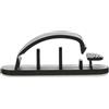 InLine Cable Manager con base autoadesiva, 2,8cm, nero. 10pz