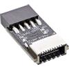 InLine Adattatore Key-A interno da USB 2.0 a USB 3.2 Type-E
