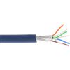 InLine Matassa Cavo Cat.6a, S/FTP(PiMF), CU, halogenfree, blu, 100m