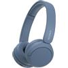 Sony Cuffie Bluetooth wireless WH-CH520 - Durata della batteria fino a 50 ore con ricarica rapida, stile on-ear - Blu