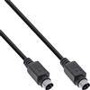 InLine Cavo S-VHS 4poli Mini DIN maschio / maschio, 2m