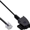 InLine Cavo TAE-F per splitter DSL, da spina TAE-F a spina Western 6/2 DEC, 25m