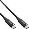 InLine Cavo magnetico USB-C, spina/spina USB-C, 100W, nero, 1m