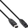 InLine Cavo FireWire IEEE1394, 6pin maschio a 9pin maschio, 800Mbit/s, 5m