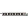 Brennenstuhl Super-Solid Line Argento 8 presa(e) AC 2,5 m