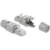 DeLOCK 86477 cavo di collegamento RJ-45 Grigio