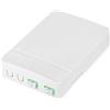 Digitus Alloggiamento FTTH con 2 x accoppiamenti LC/APC DX