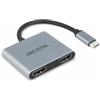 DICOTA D32063 docking station per dispositivo mobile Tablet/Smartphone/Laptop Argento