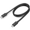 Lenovo 4X91K16968 Cavo Thunderbolt 0,7 m 40 Gbit/s Nero