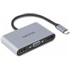 DICOTA D32064 docking station per dispositivo mobile Tablet/Smartphone/Laptop Argento