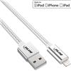 InLine Cavo USB Lightning per iPad, iPhone, iPod, argento, tessuto, 1m